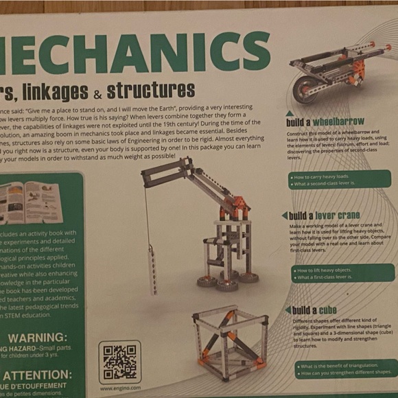 Youth STEM mechanics building set. Brand new in box. - Picture 5 of 7